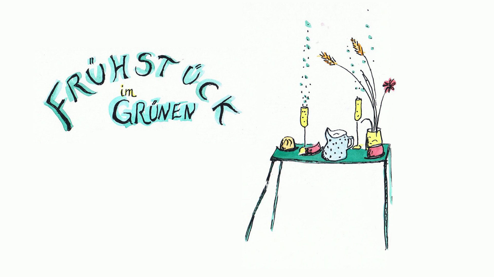 Einladungsbild zum Frühstück im Grünen