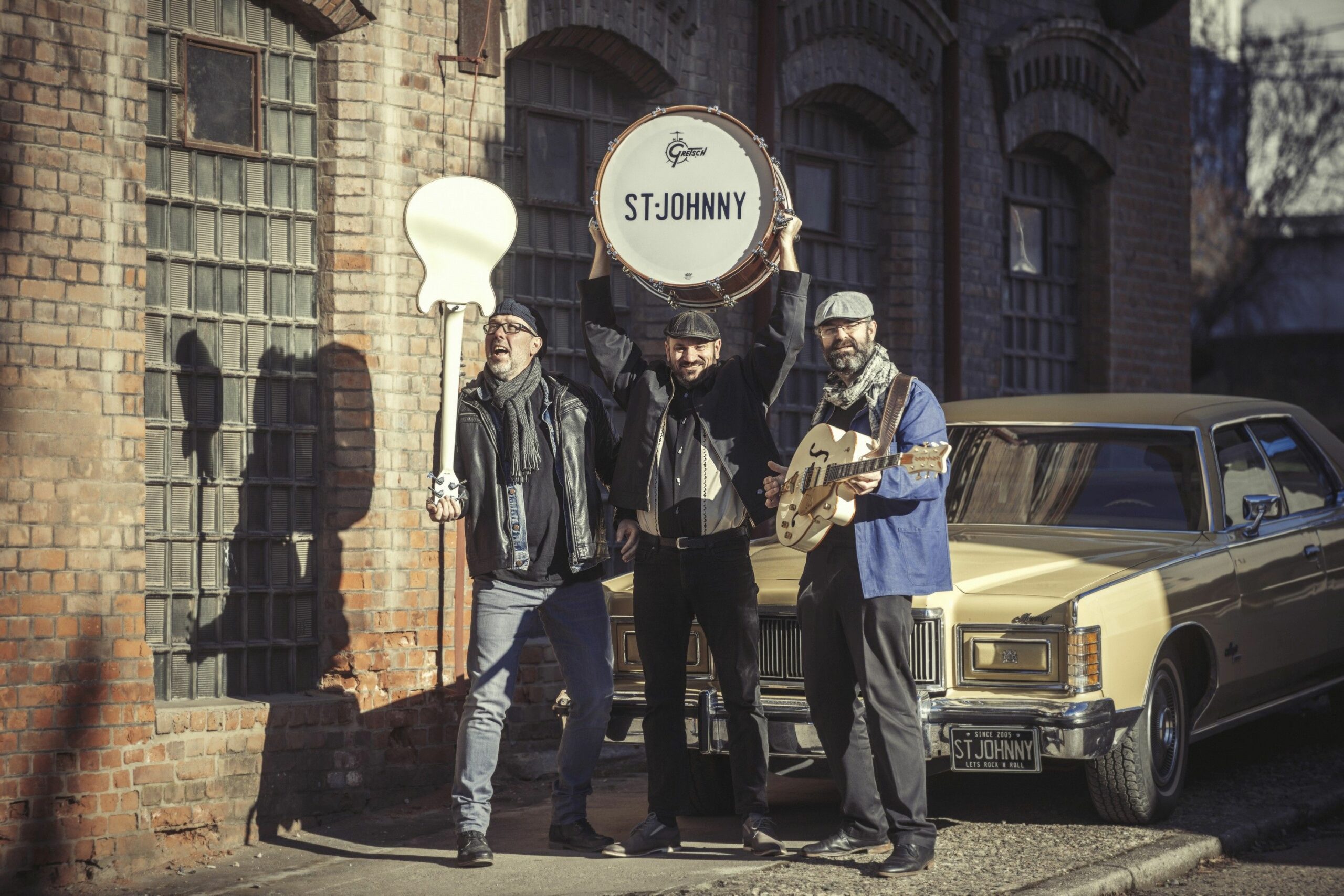 Bandfoto mit 3 Personen
