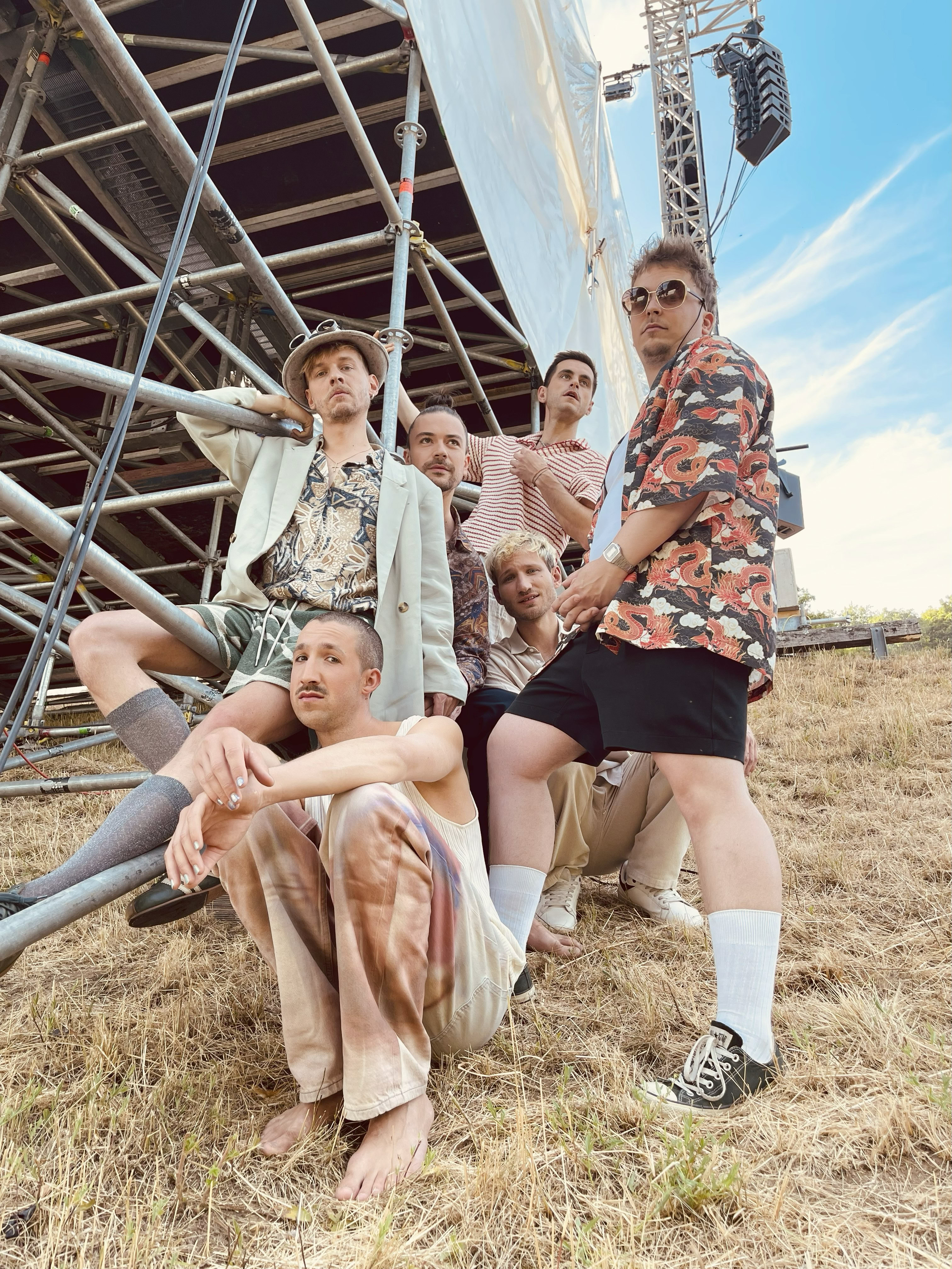 Bild der 6-köpfigen Band